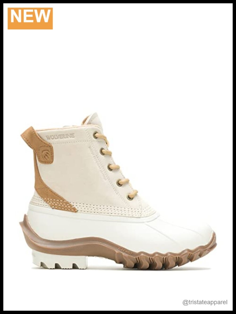 Wolverine Women's Torrent Waterproof Duck Boot Leather Rubber Fleece